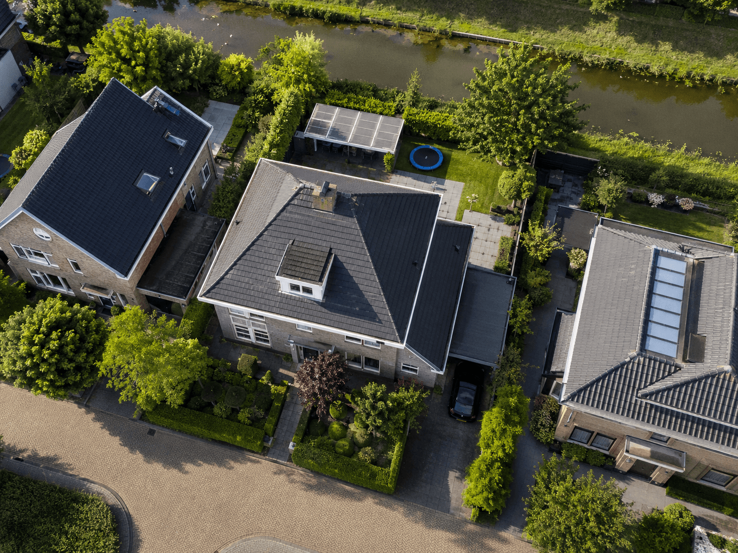 Nederlandse woningen van bovenaf